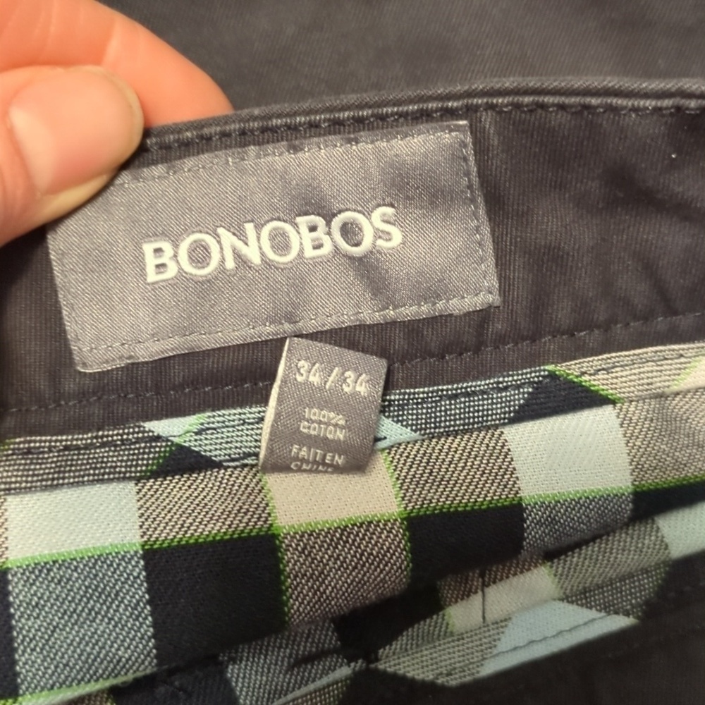 Bonobos Navy Washed Straight Leg Chino - Picture 5 of 5